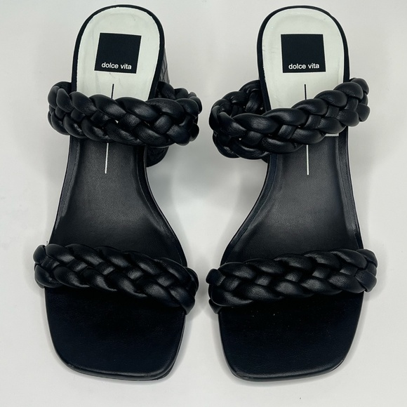 Dolce Vita Chunky Black Womens Sandels Size 10 - Picture 6 of 6